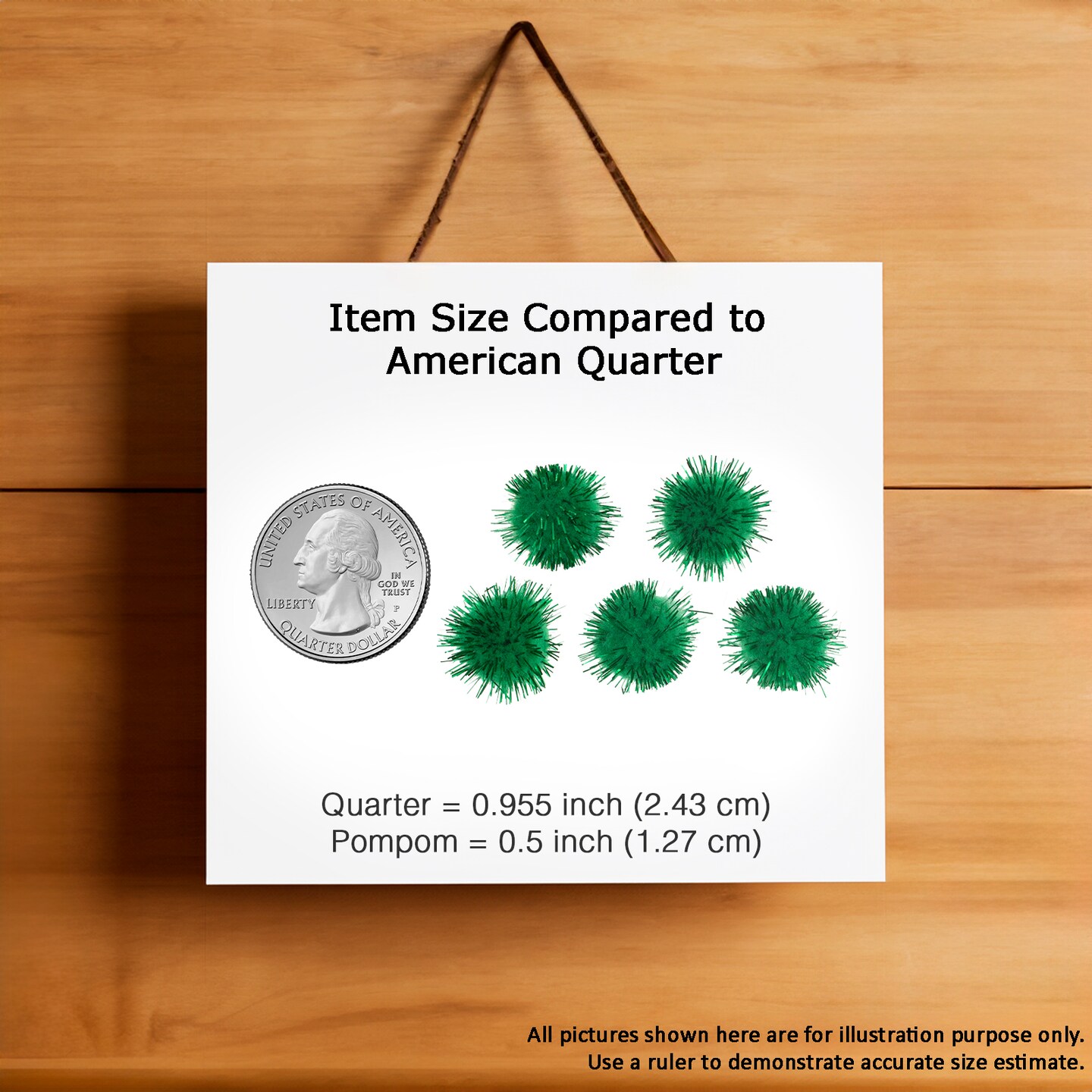 John Bead 1/2&#x22; Glitter Pom Poms, 100ct.