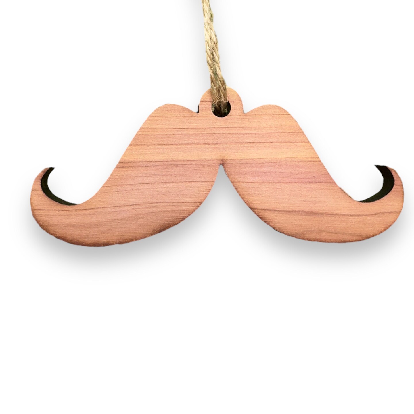 Mustache - Cedar Ornament Mustache - Cedar Ornament