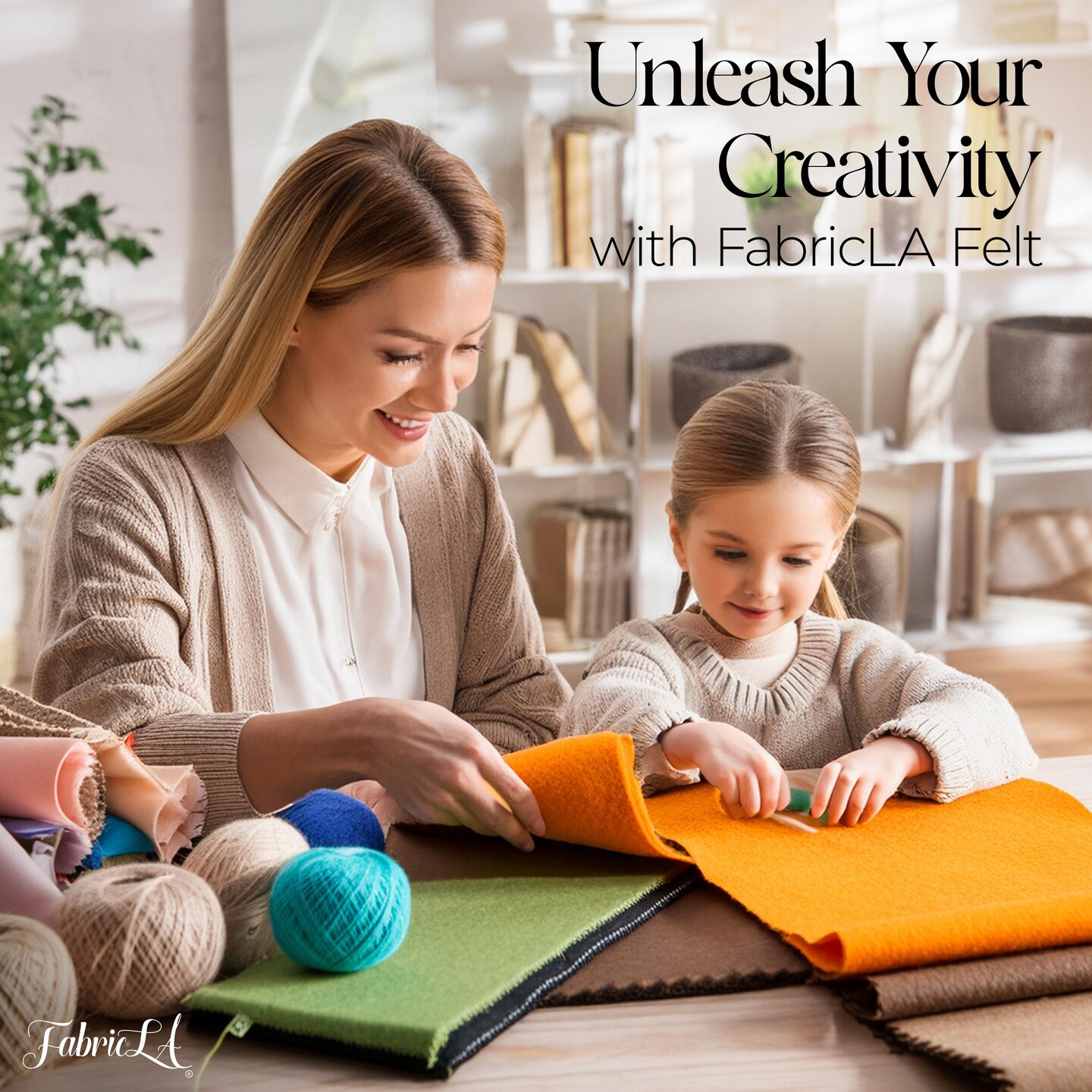 FabricLA Craft Felt Fabric - 36" X 36" Inch Wide & 1.6mm Thick 1 Square Yard Felt Fabric - Use This Soft Felt for Crafts - Lavender A039