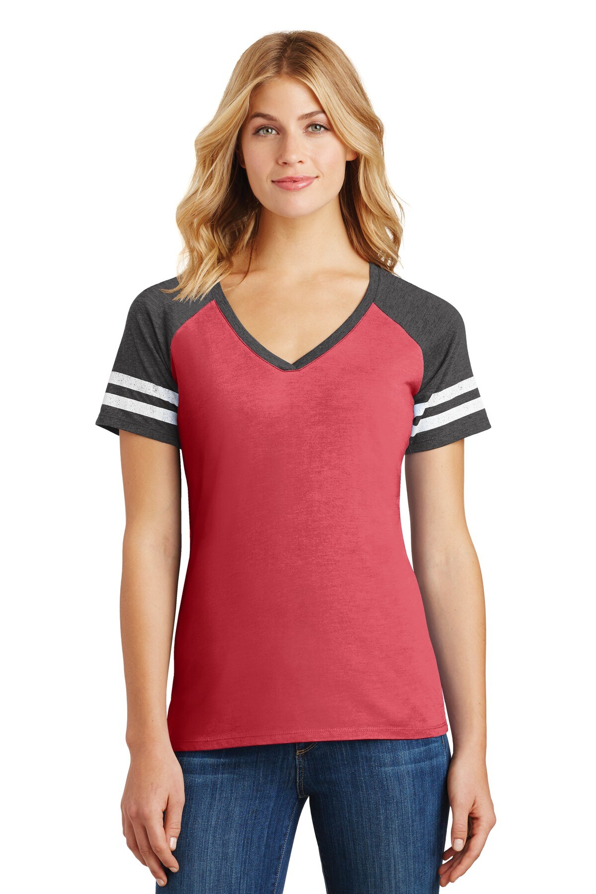 District&#xAE; Women&#x2019;s Game V-Neck Short Sleeve Tee