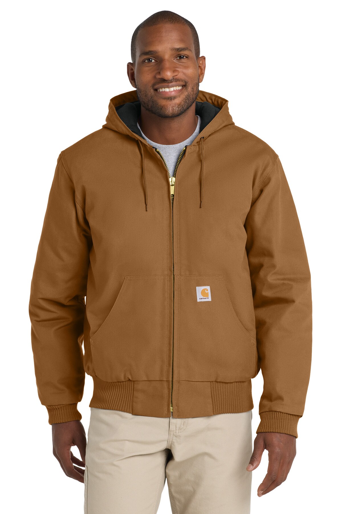 Carhartt &#xAE; Tall Quilted-Flannel-Lined Duck Active Jac