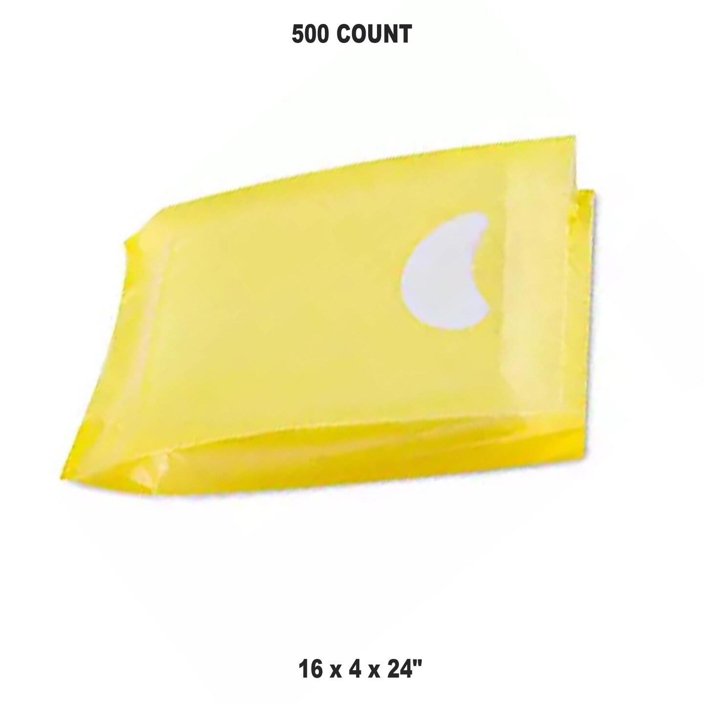 Merchandise Bags 16 x 4 x 24&#x22; for Yellow