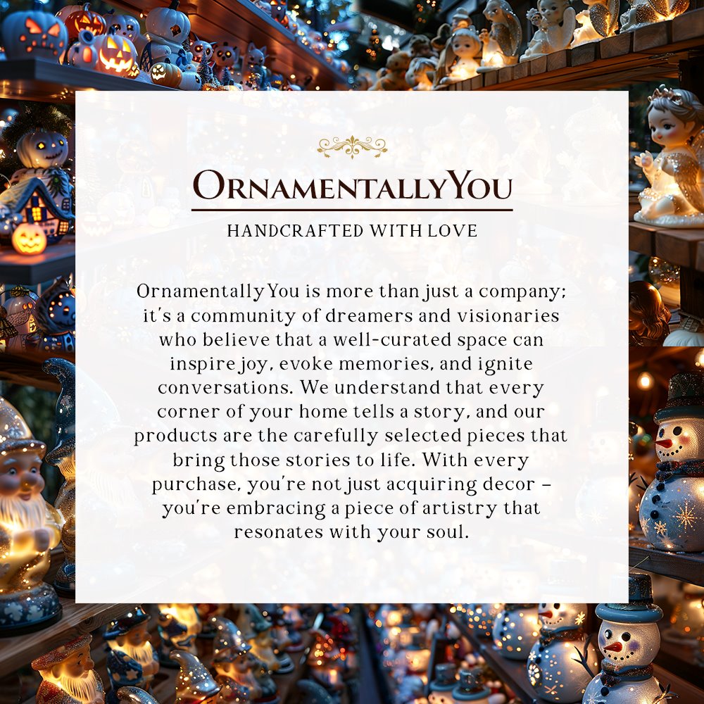 Nostalgic Panda Duo Festive Lighted Figurine, 6" LED Christmas Bear Statue