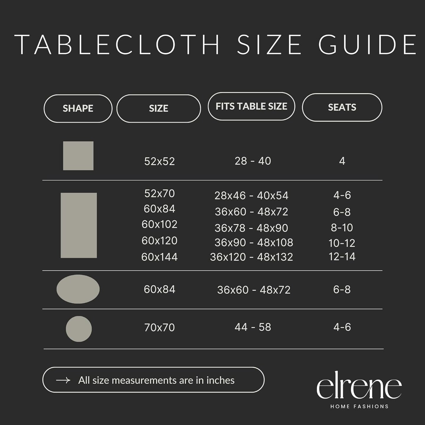 Home Fashions Santa Snowy Sleighride Wrinkle Resistant Holiday/Christmas Tablecloth, 70&#x22;, Round