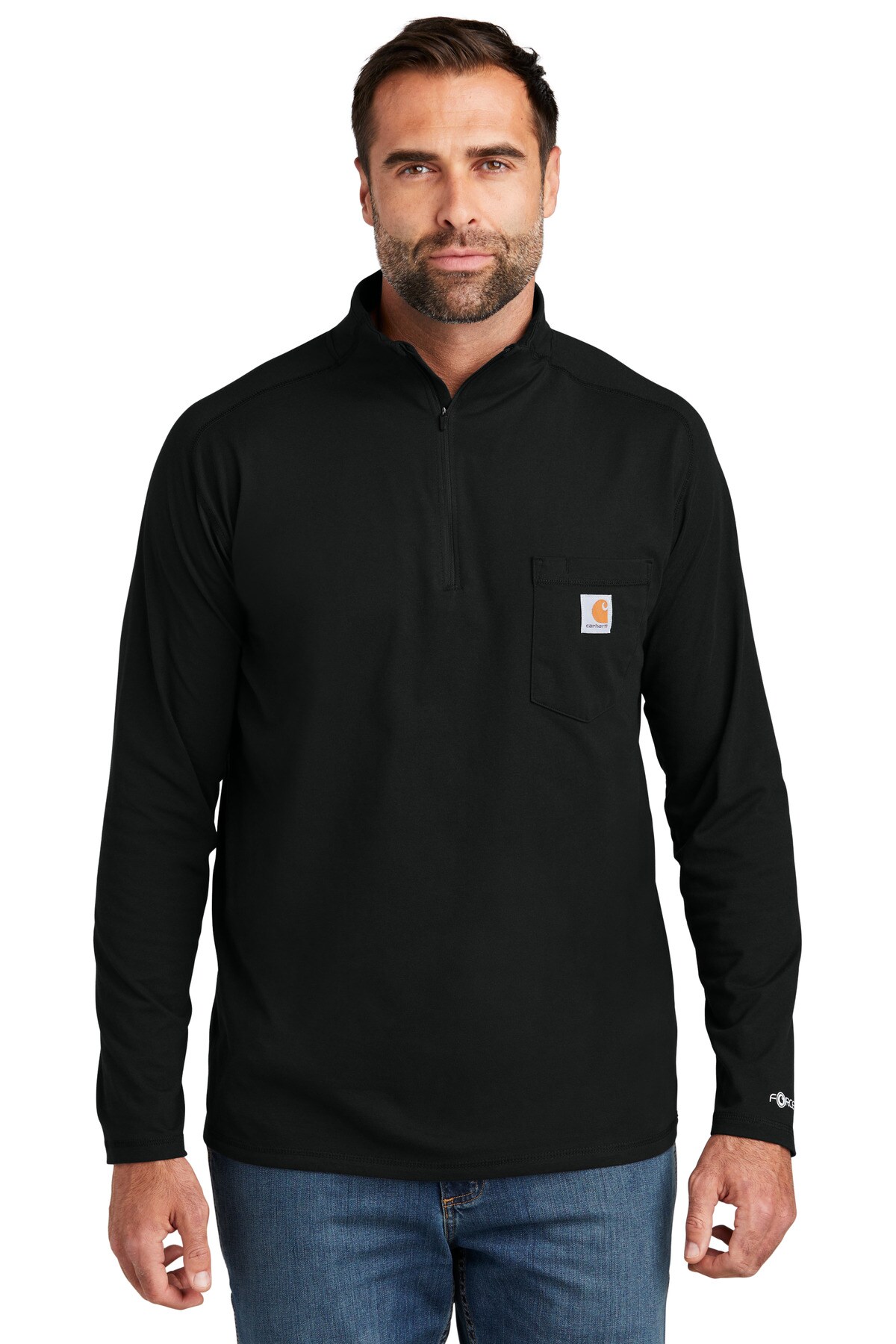 Carhartt® Force Zip Long Sleeve T-Shirt | Michaels