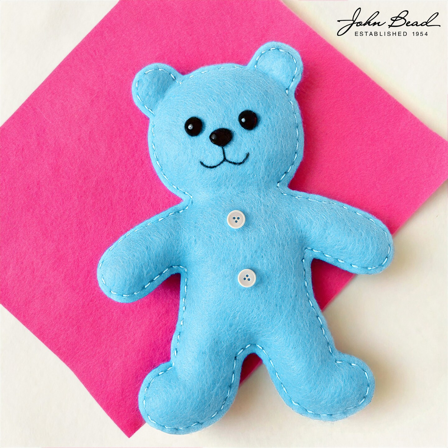 John Bead 9&#x22; x 12&#x22; Basic Craft Felt Sheets