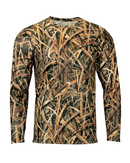Paragon&#xAE; Oxford Performance Camo Print Long Sleeve T Shirt