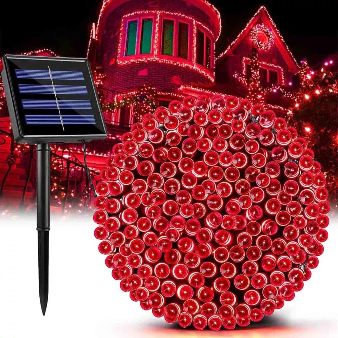 Kitcheniva 39 Ft Solar String Lights Waterproof Christmas Decor