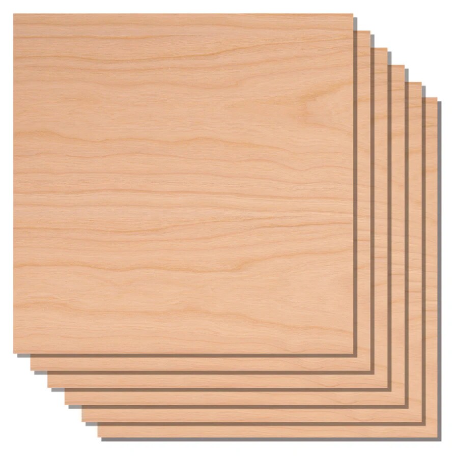 3mm Cherry Plywood 12*12inch 30pcs