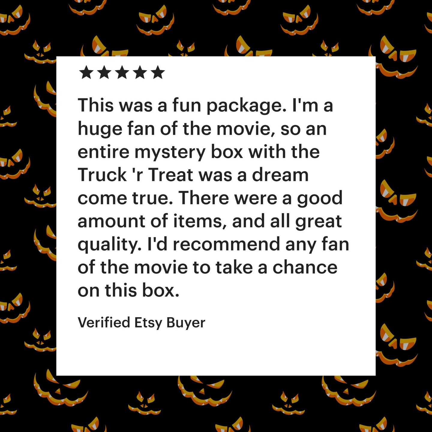 Trick 'r Treat Mystery Box | Horror Fan | Mystery Gift