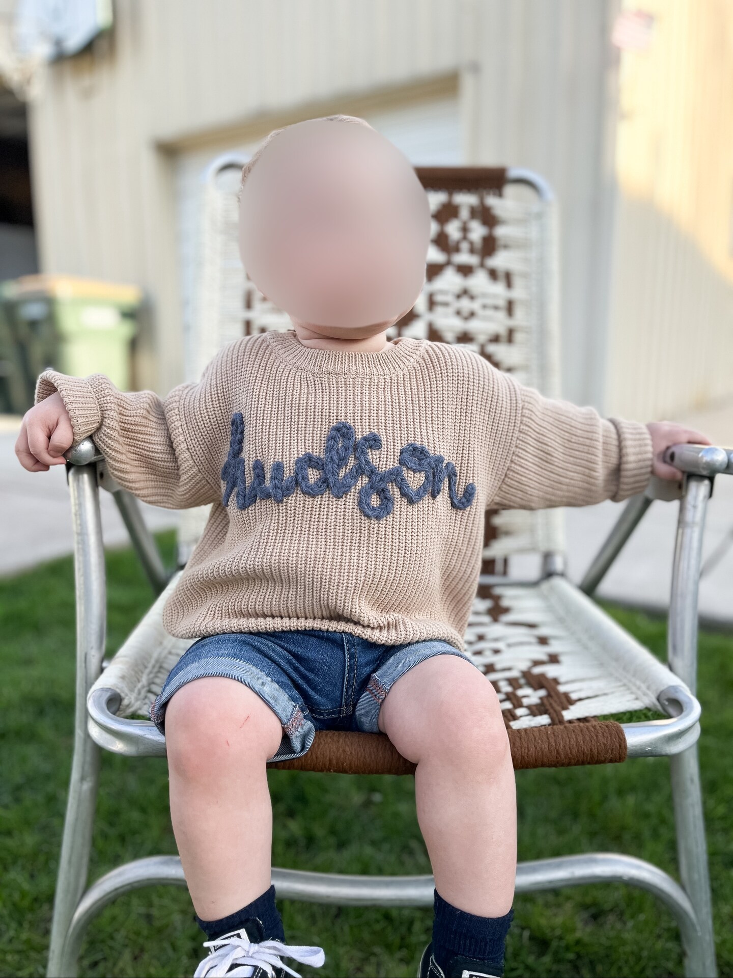 Personalized selling Hand Embroidered Baby and Toddler Sweaters