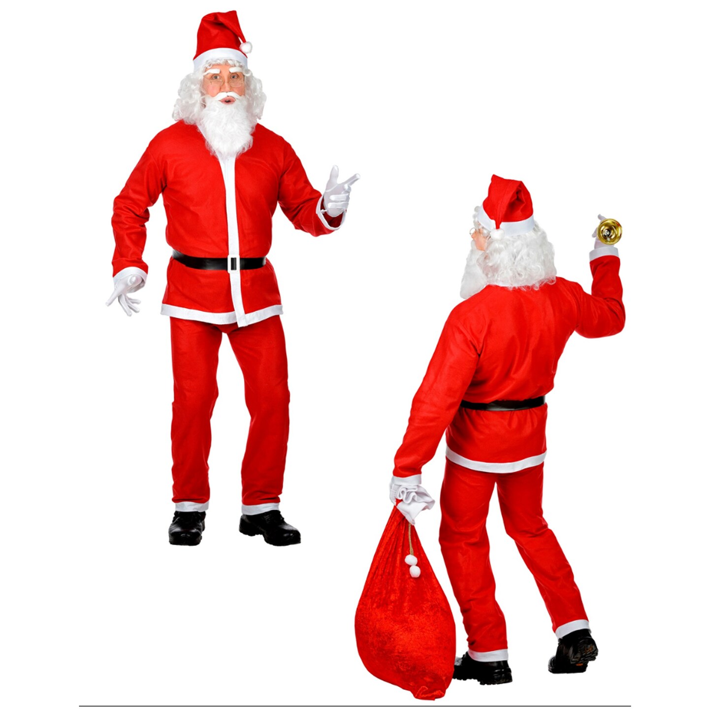 Northlight X-Large Red Santa Claus Costume Set