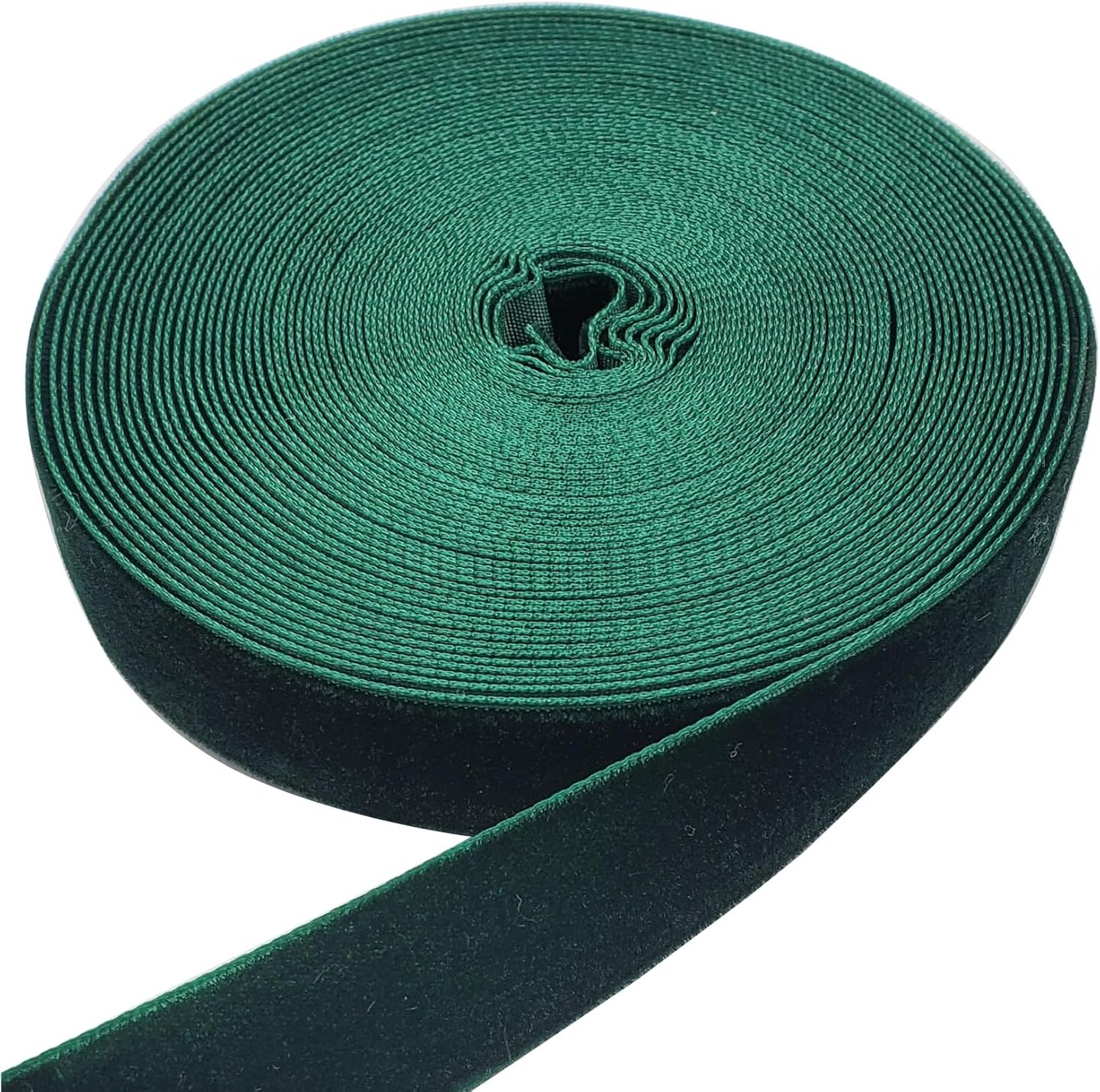10 Yards Velvet Ribbon Spool (Dark Green, 5/8&#x22;)
