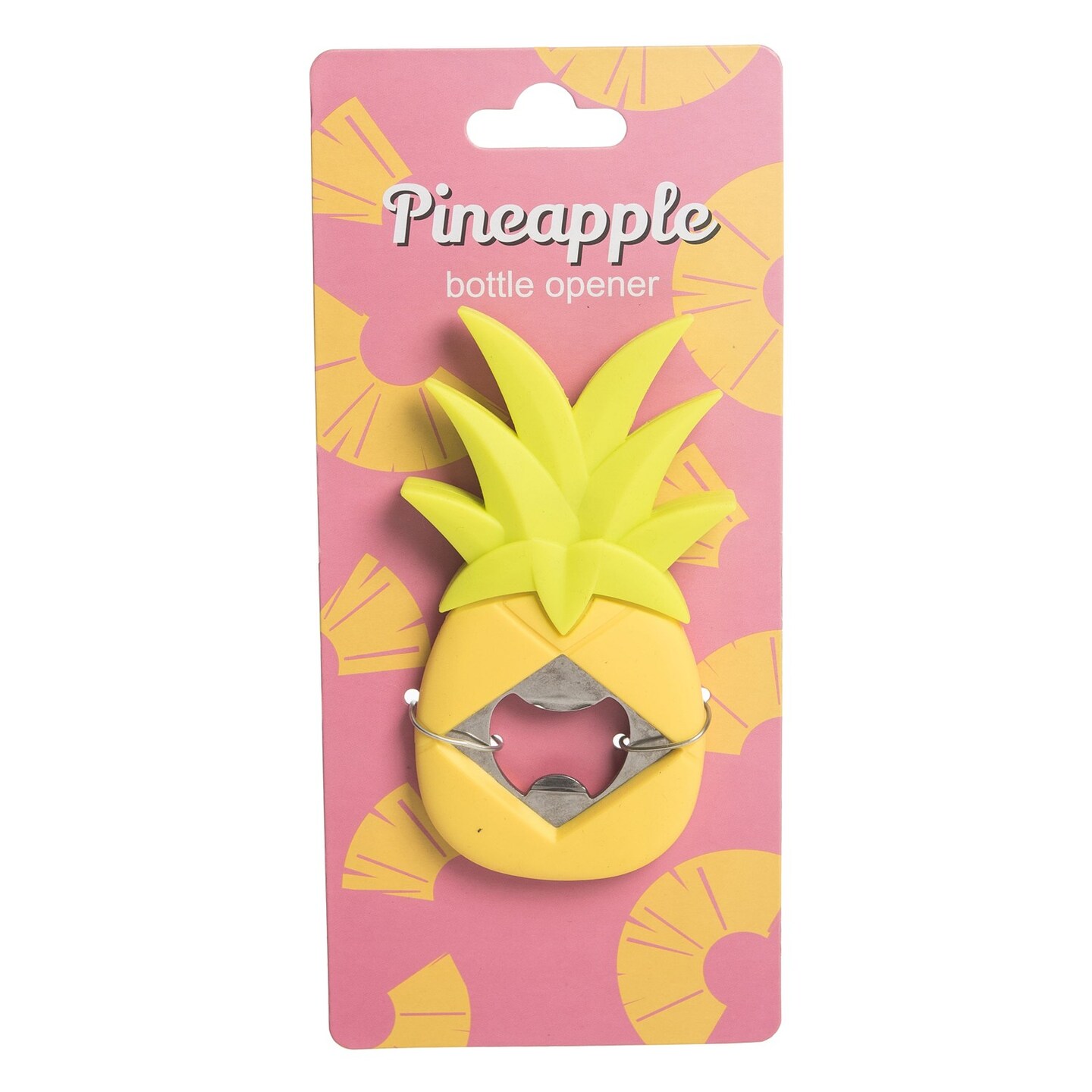 4.5&#x22; SILICONE PINEAPPLE BOTTLE OPENER