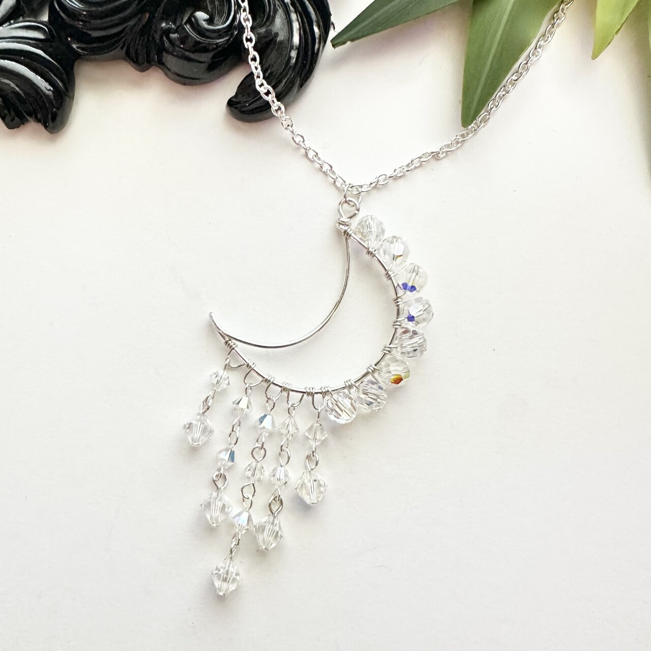 Learn Basics of Wire Wrapping and make a Wire and Crystal Moon Pendant with Sara Lovecraft