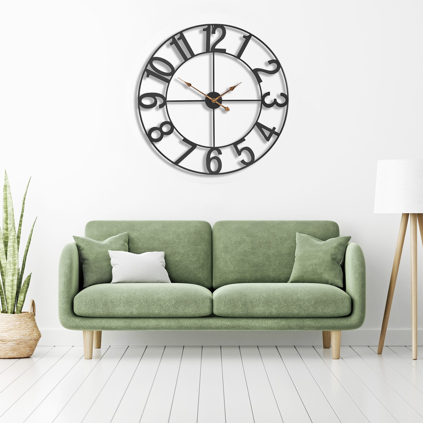Sorbus Large Wall Clock - 32 inch (81 CM) Battery Operated Analog Wall Clock Decorative for Living Room and Kitchen