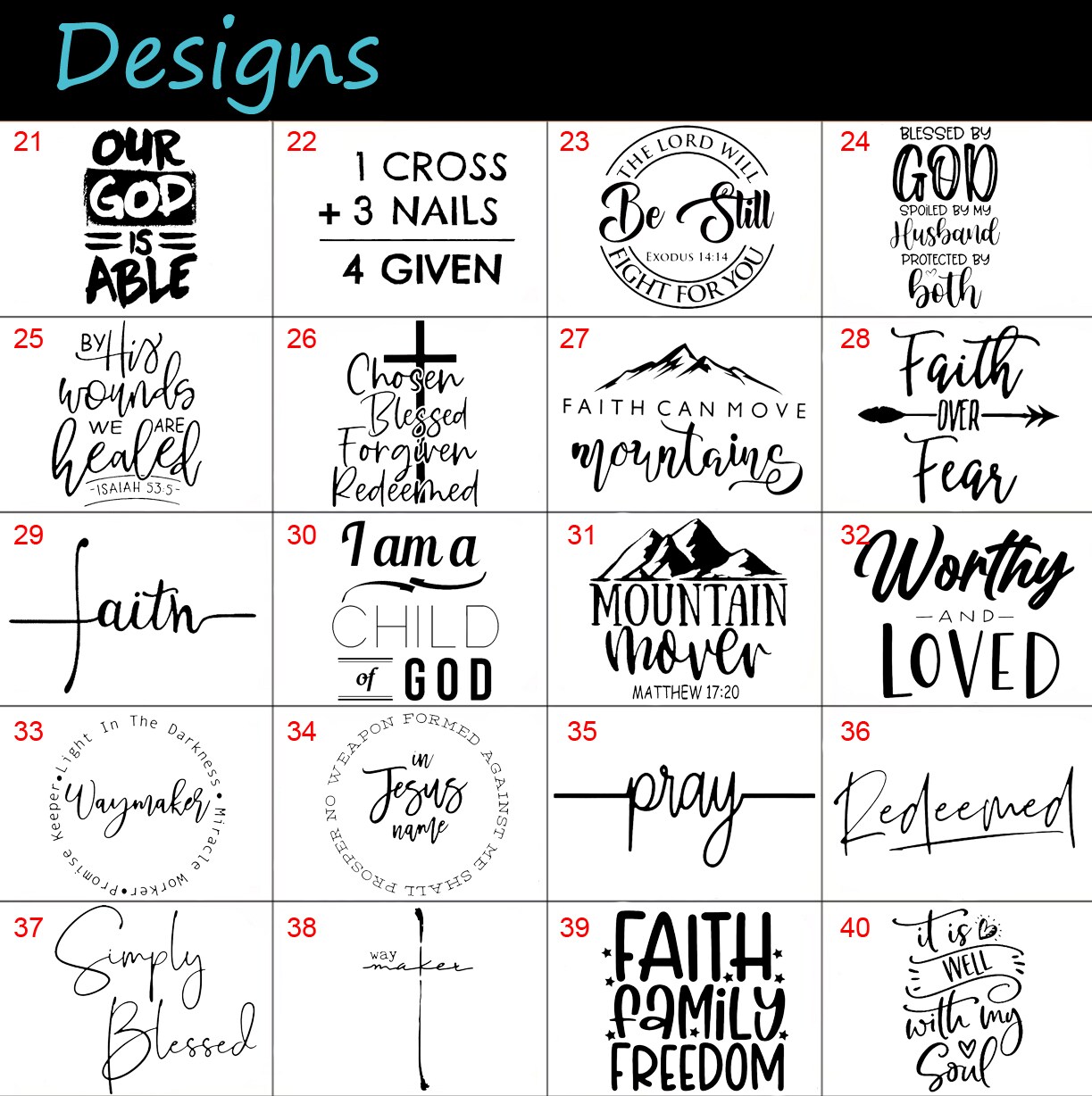 Christian Personalized Strap - Mountain Mover Silicone Strap Bands 38mm 40mm 41mm 42mm 44mm 45mm 49mm - Chosen Blessed Forgiven Redeemed Eng product 5