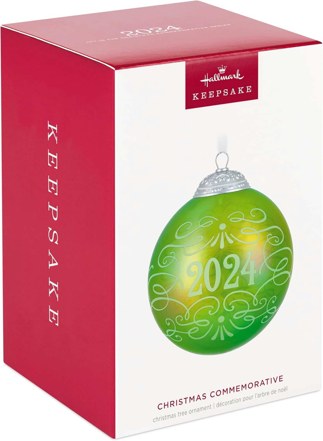 Christmas Ornament 2024, Christmas Commemorative 2024 Ball, Glass, Gifts for Christmas Lovers