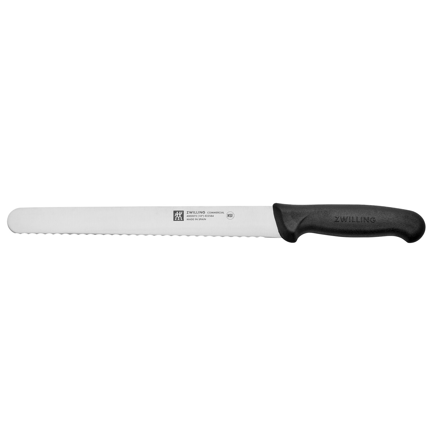 ZWILLING Commercial Straight Serrated Edge Slicing Knife