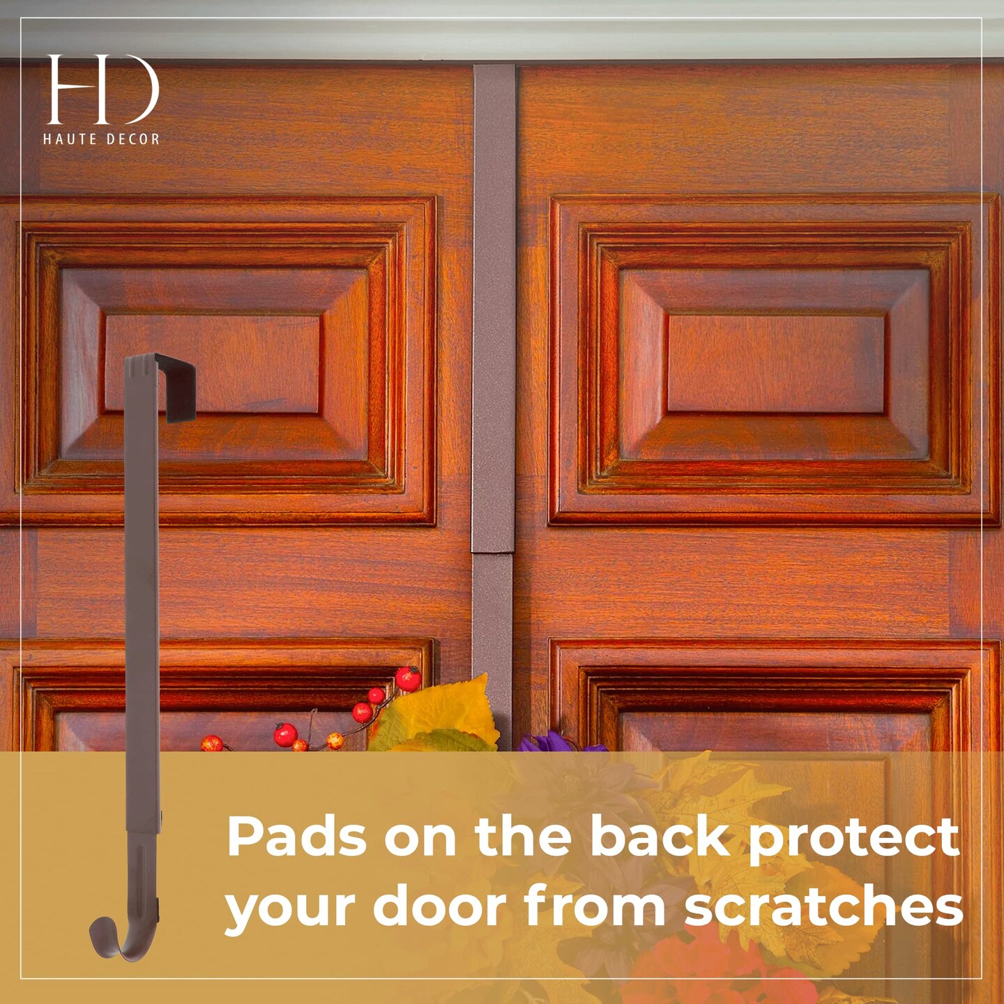 Haute Decor Adjustable Length Wreath Hanger - 20 Lb. Capacity