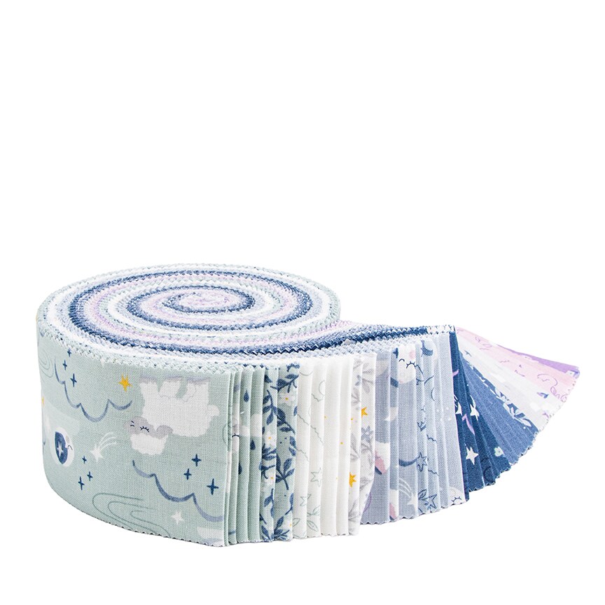 Twinkle Little Star 2.5" Strip Roll (Jelly Roll / Rolie Polie) by Natalia Juan Abello for Riley Blake (RP-16300-40)