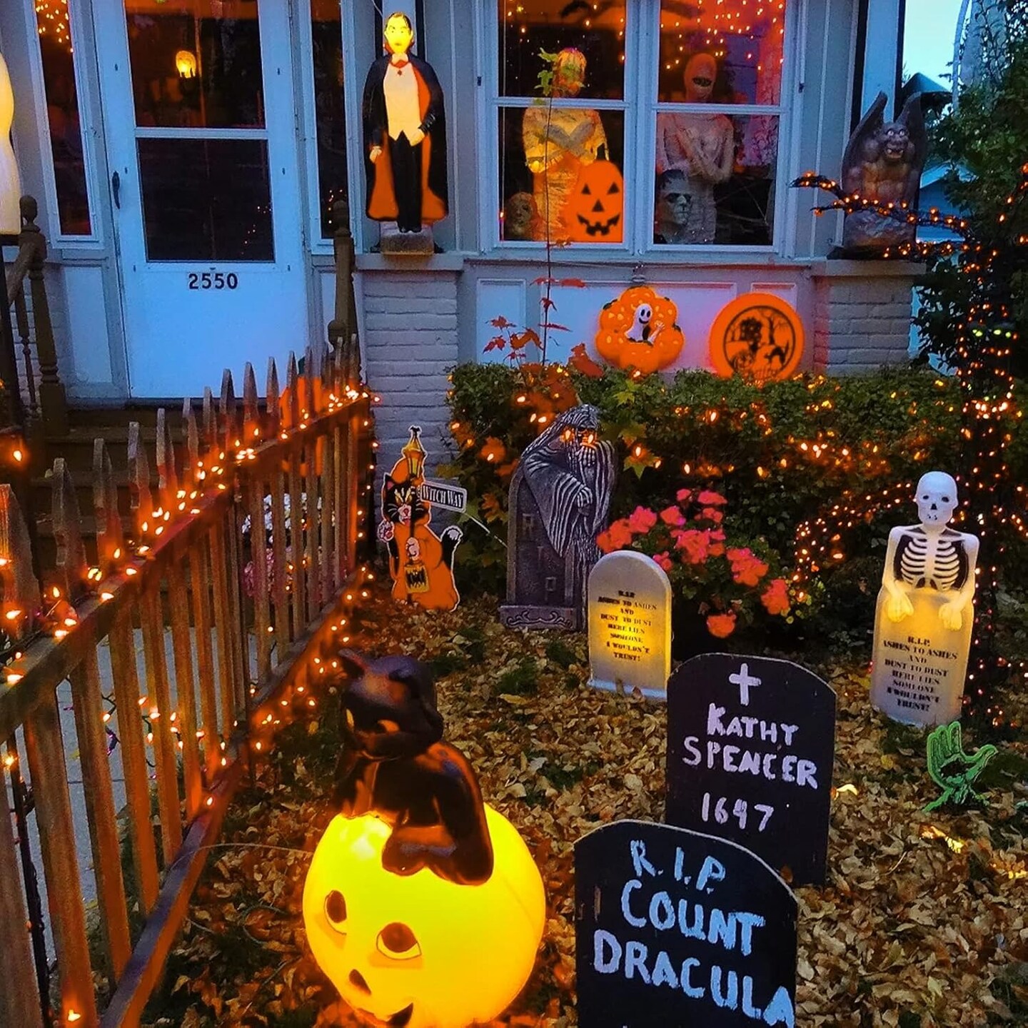 Candy Corn Halloween String Lights - Yellow &#x26; Orange