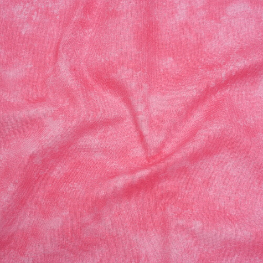 1 Yard Bubblegum Pink Quilting Cotton Lightweight Abstract Print 44 Inch Wide