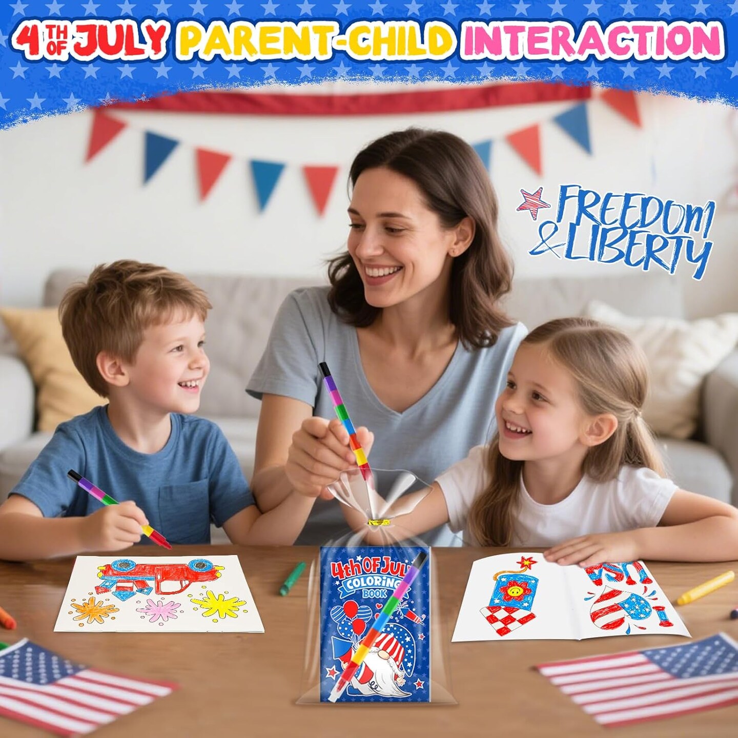 Bulk 24 Crayons Mini Coloring Books for Kids