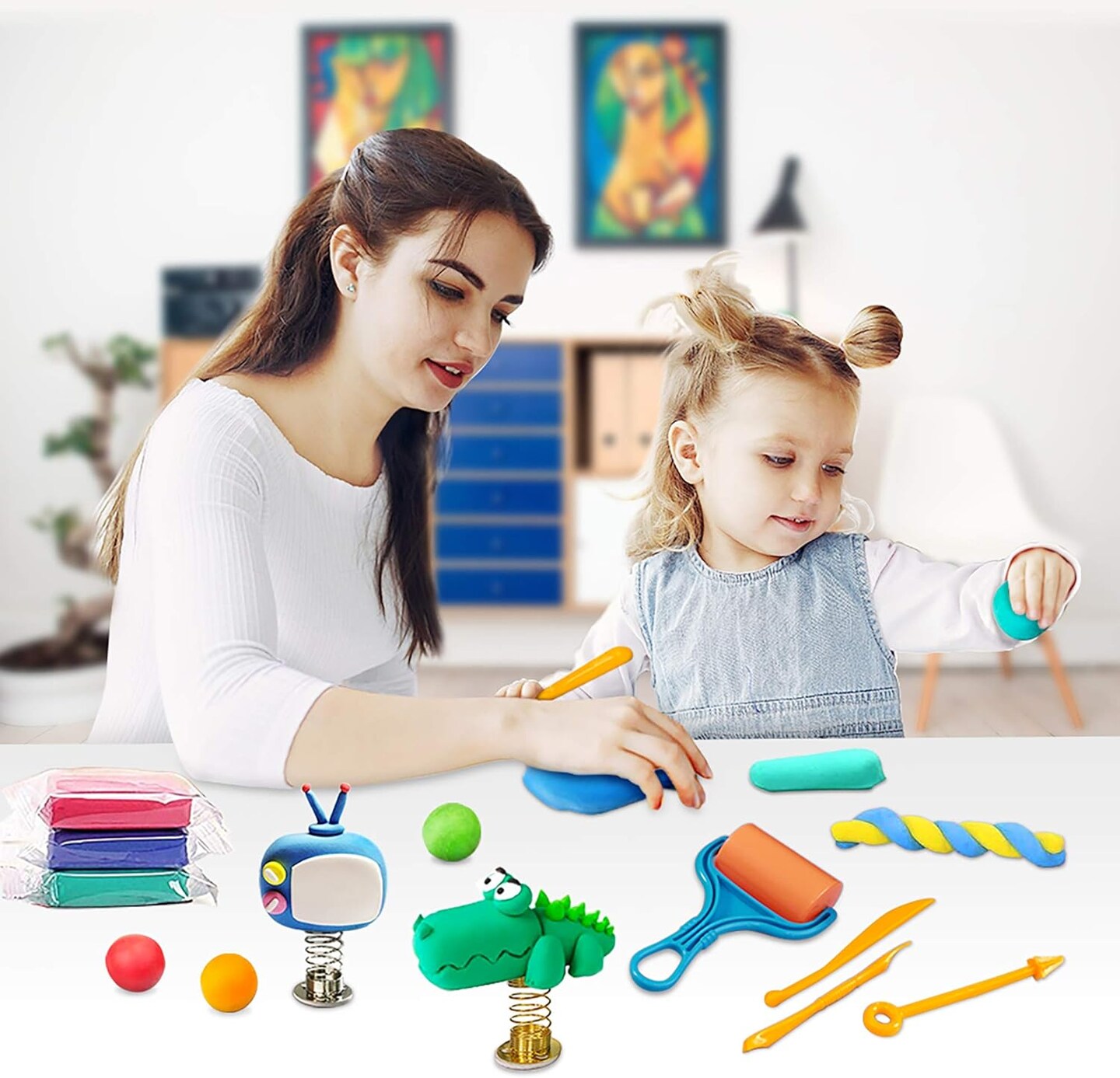 Modeling Clay Kit - 50 Colors Air Dry Magic Clay