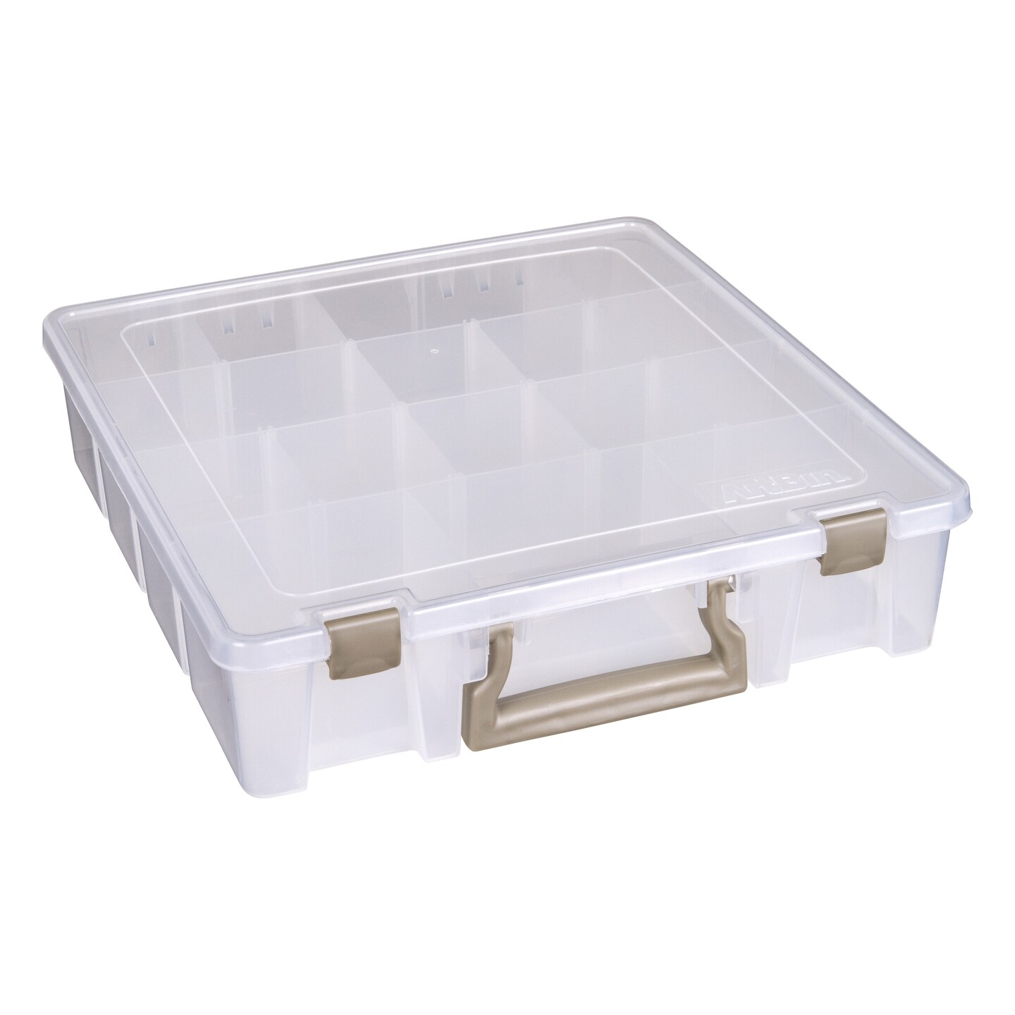 ArtBin Super Satchel w/Removable Dividers-15.25&#x22;X14&#x22;X3.5&#x22; Translucent