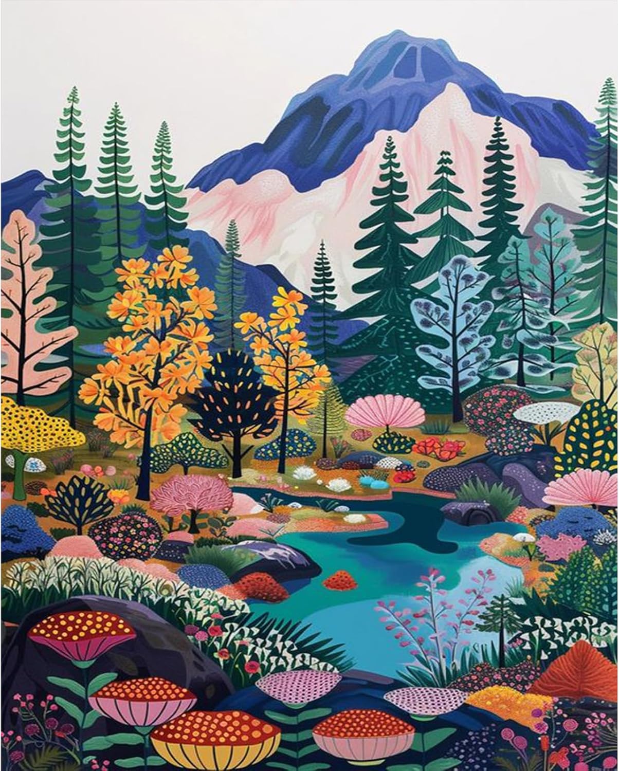 Paint by Numbers for Adult Kits-16x20 inch/40X50CM (No Frame)
