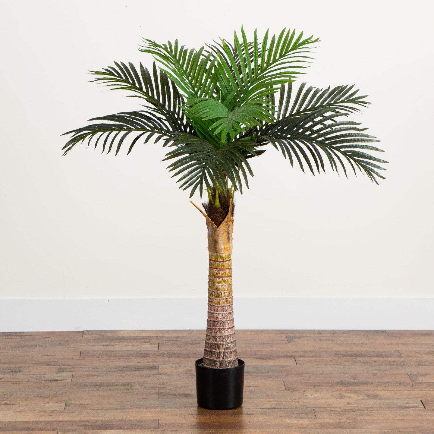 Nearly Natural Artificial Coconut Palm Potted Tree - 4&#x27;