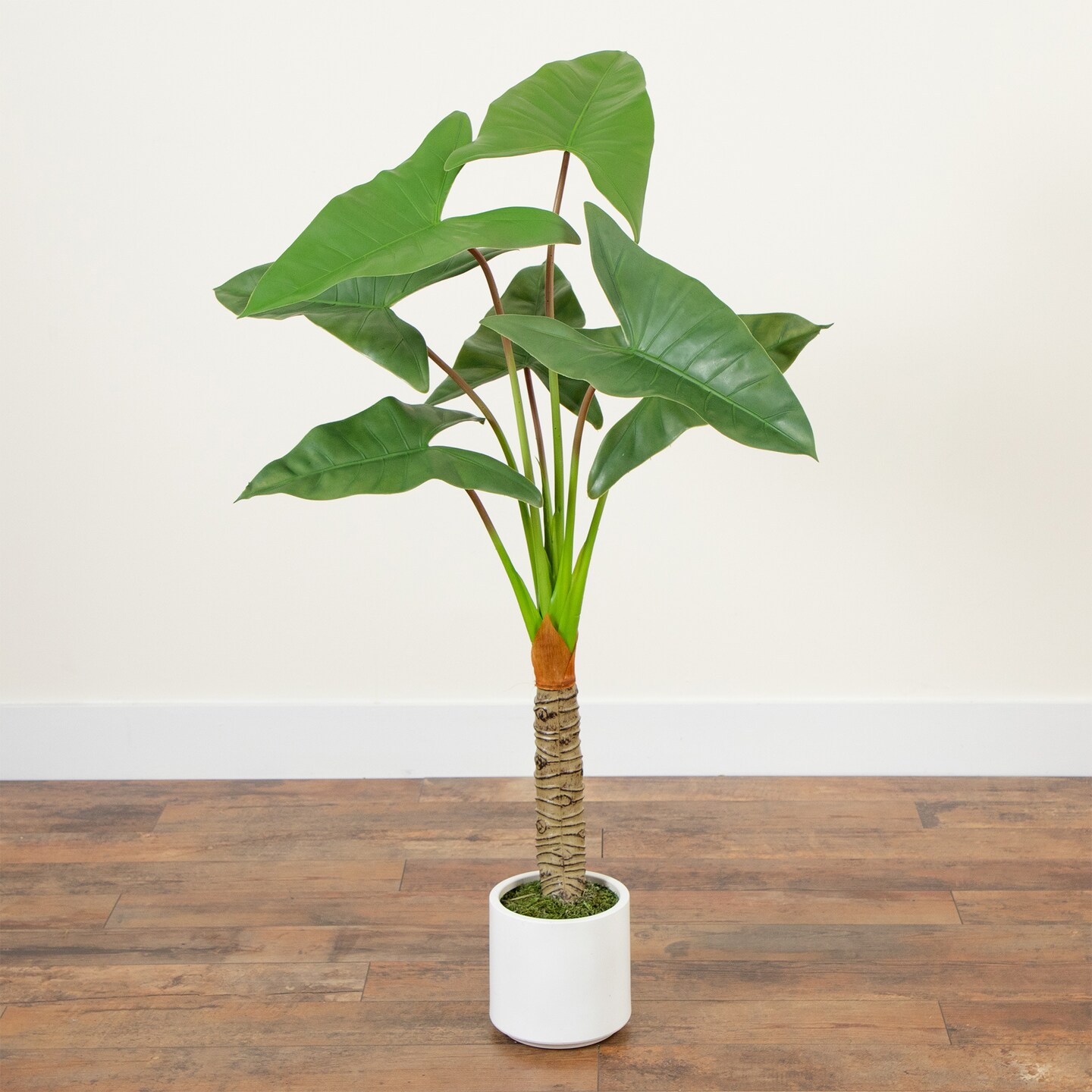 Nearly Natural Philodendron Artificial Plant with Planter - 4.5&#x27;