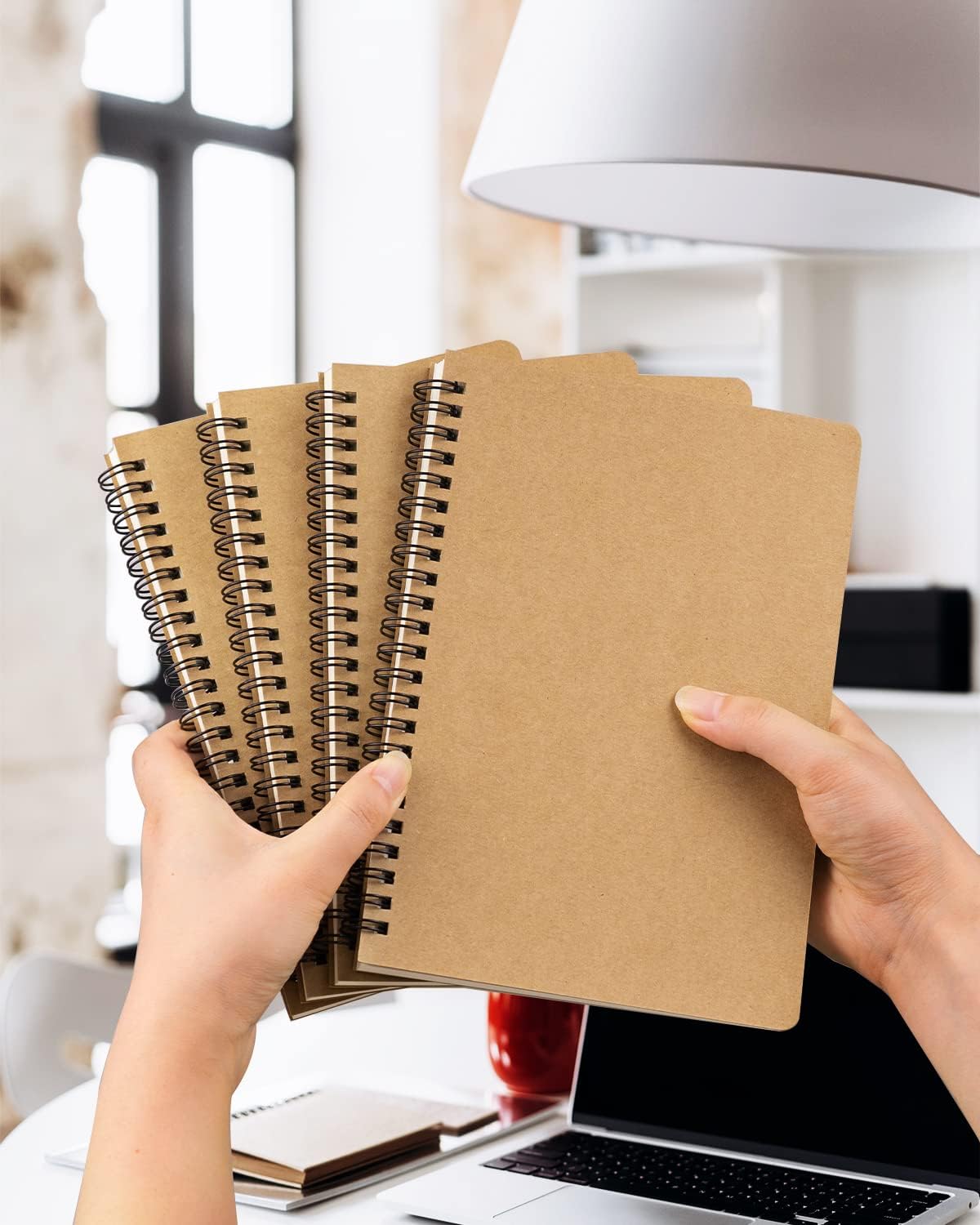 Spiral Notebooks A5 Lined 20Pcs College Ruled Journals for Work, School and Travel, Good for Students and Office