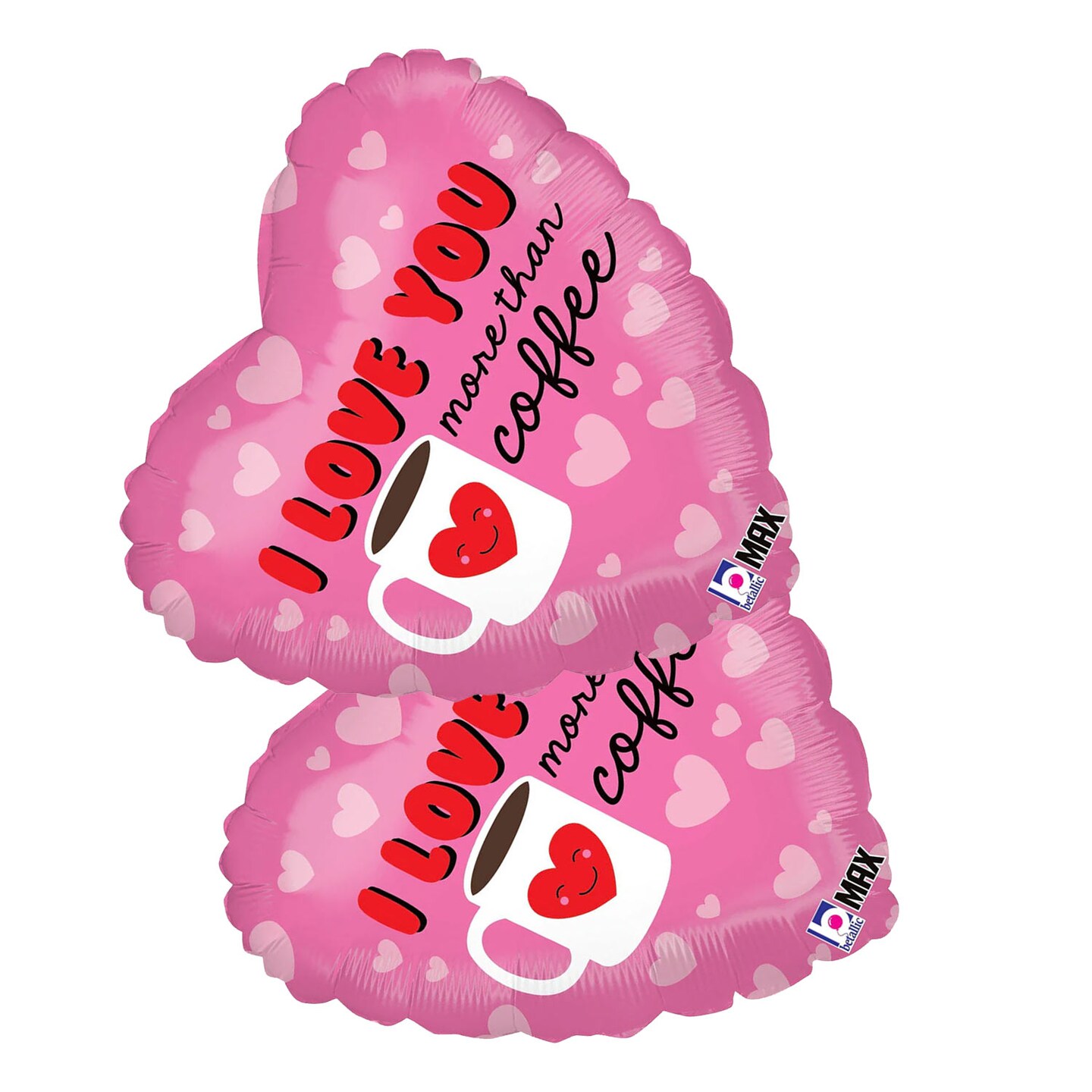 Betallic&#xAE; 18 Inch I Love You More Than Coffee Balloon