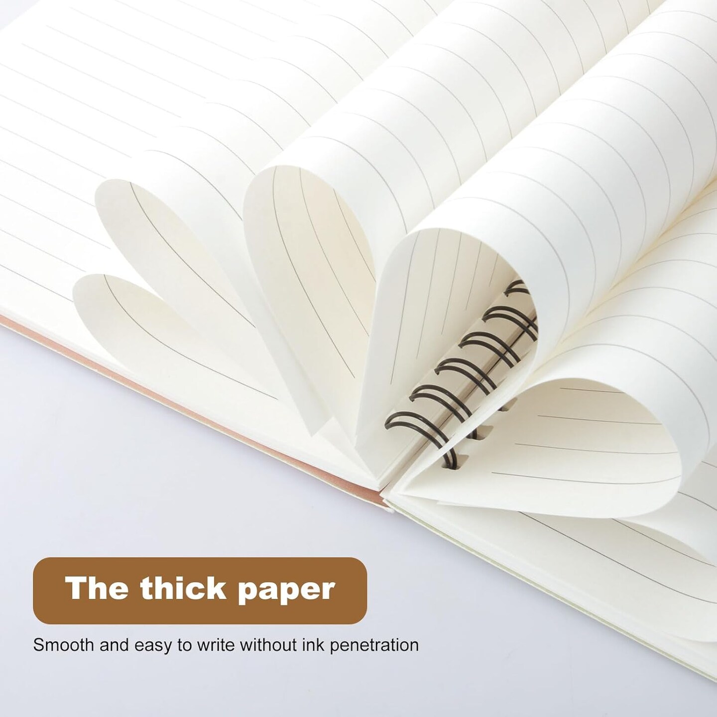 24 Pack A5 Spiral Notebook, 8.3 x 5.7 Inch, 12 Color, 60 Pages Hardcover Spiral Lined Notebook Journal, Lined Travel Bulk Writing Paper Notebook