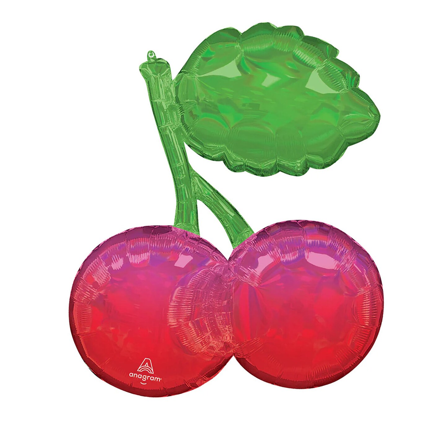 Anagram® 30 Inch Fruity Mix Iridescent Cherries Foil Mylar Balloon
