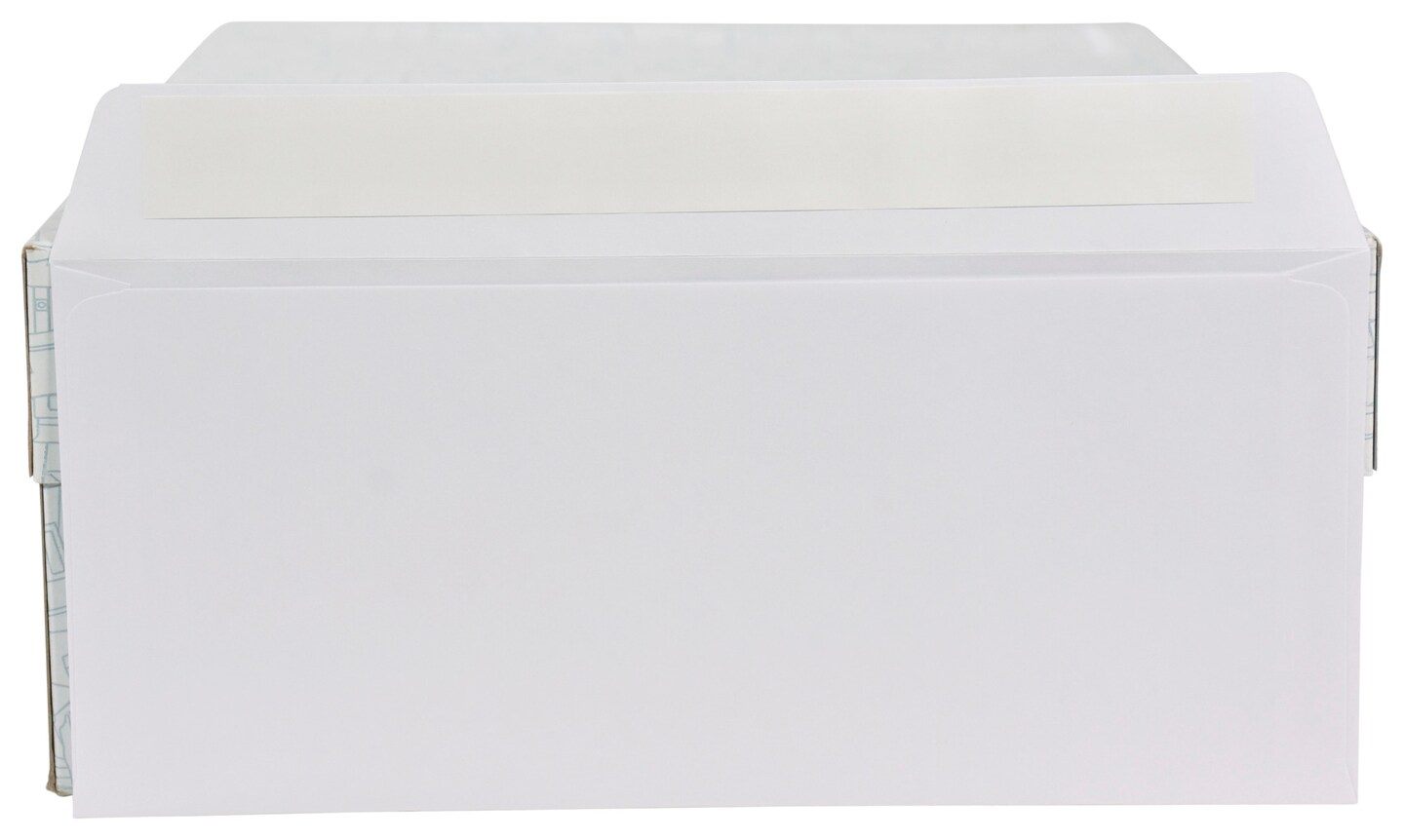 School Smart Kwik-Tak Business Envelope, No. 10, White, Box of 500
