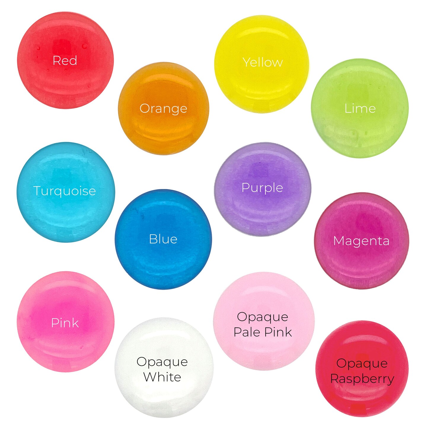 Resin Craft By Me&#x2122; White Opaque Colored UV Resin 10ml