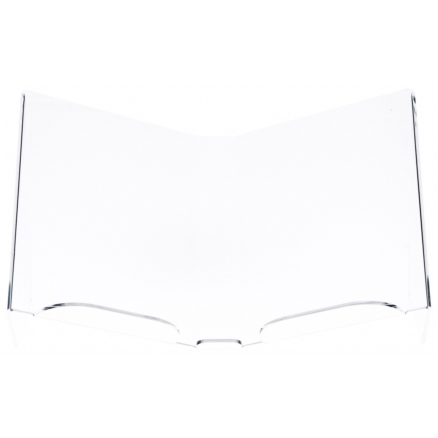 Plymor Clear Acrylic Open Book Display Stand with 1 Ledge Tilted Michaels
