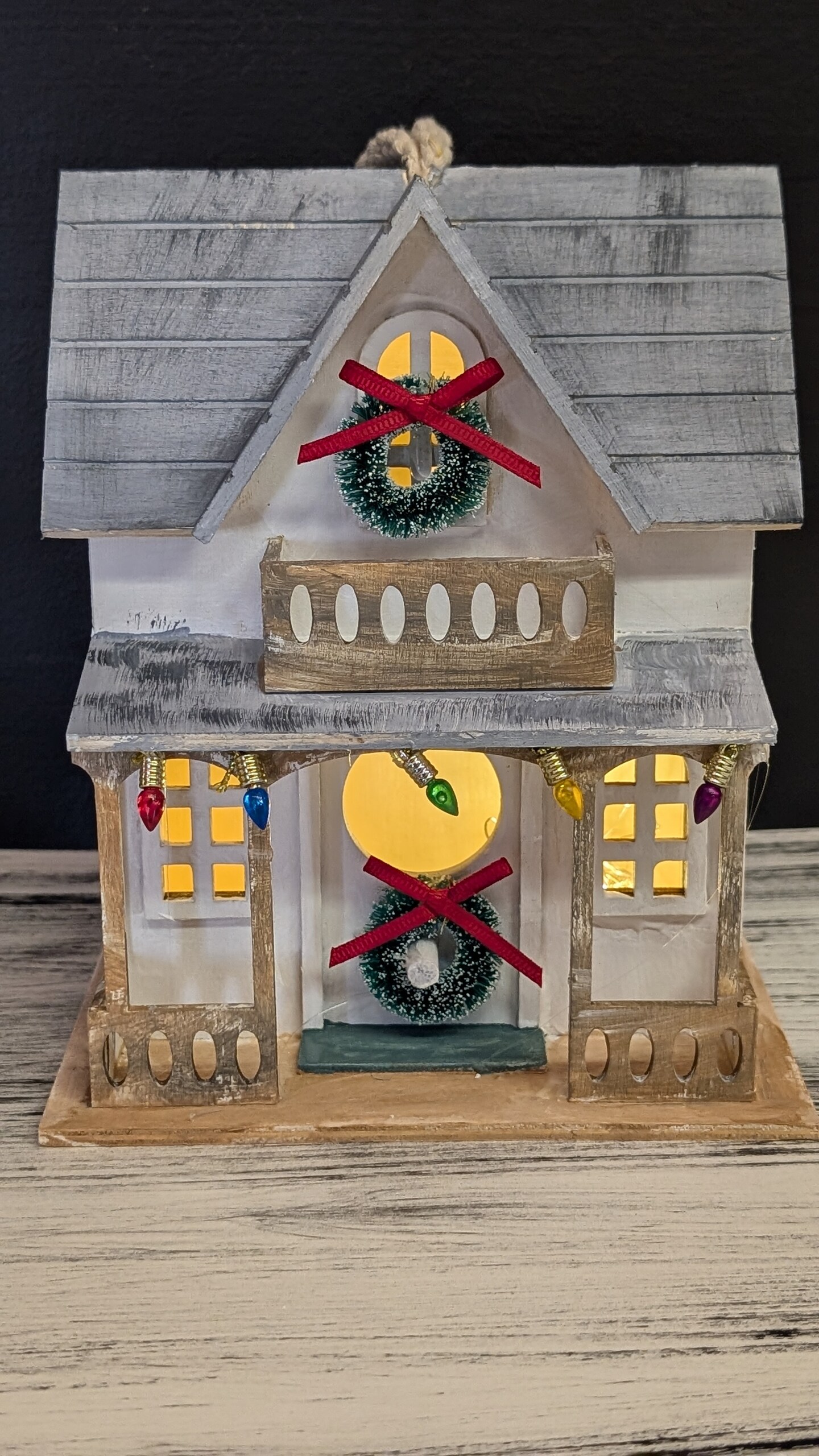 Create a Christmas Village House