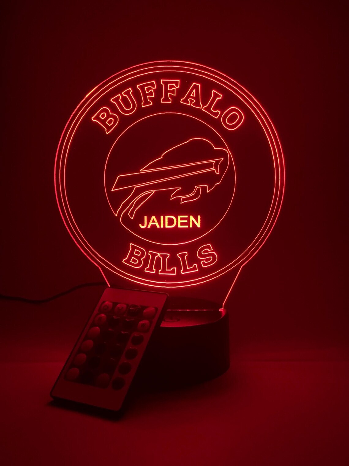 Hotsell LARGER BUFFALO BILLS FOOTBALL TABLE LAMP (HANDCRAFTED)