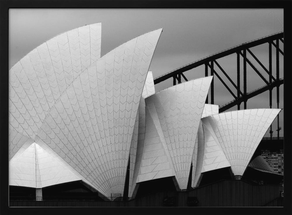 Opera house Sydney - Alida van Zaane 24x36 Black Framed Art | Home or ...