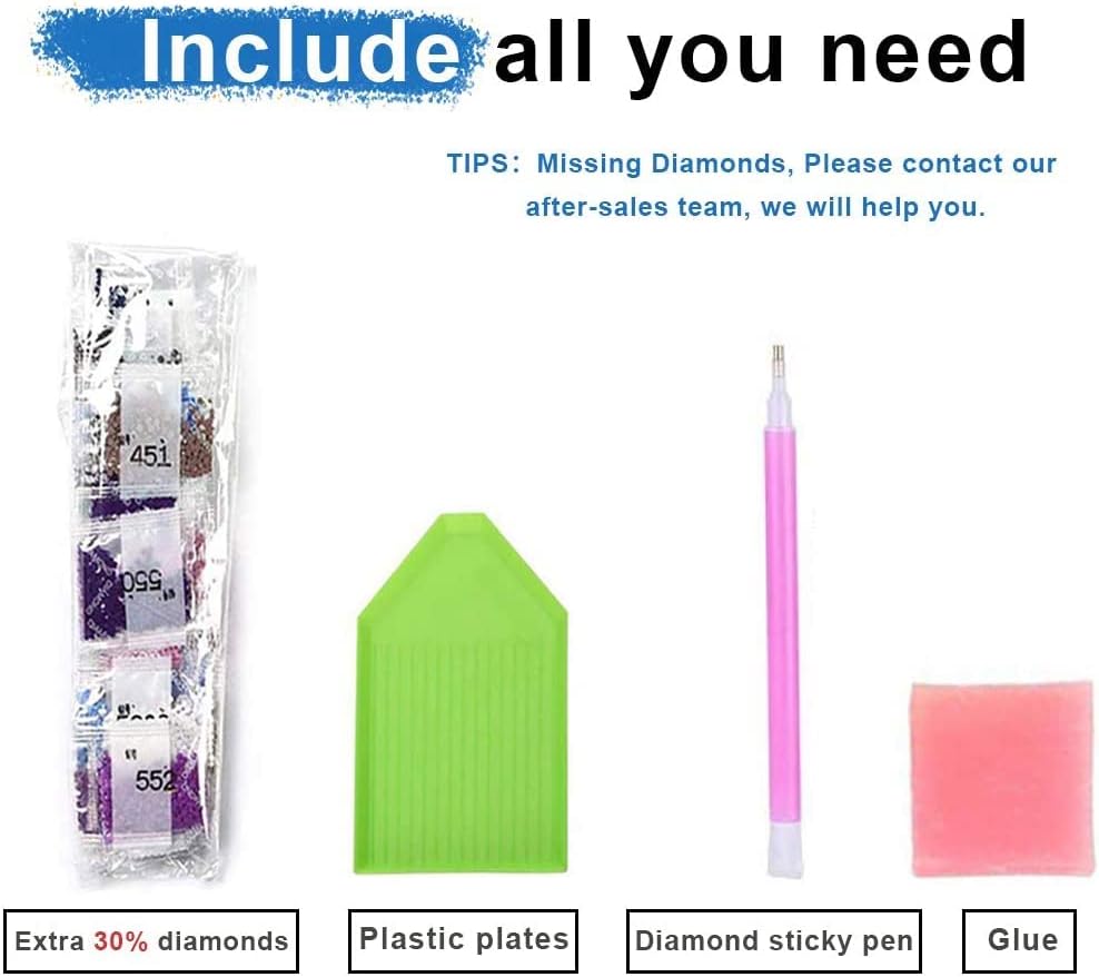 Lotus Diamond Art Painting Kits for Adults - Full Drill Diamond Dots Paintings for Beginners, Dragonfly Round 5D Paint with Diamonds Pictures Gem Art Painting Kits DIY Adult Crafts 12x16inch