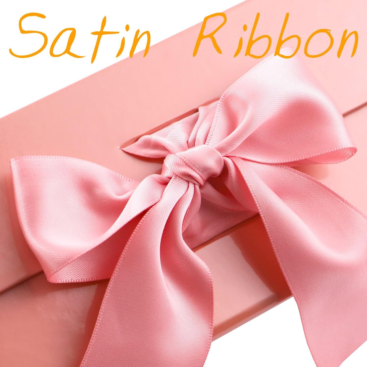 6 Large Gift Boxes with Lids for Presents 13x9.7x3.4 Inches, Mother's Day Rose Gold Magnetic Gift Boxes with Ribbon, Bridesmaid Proposal Boxes, Luxury Gift Boxes (Glossy Rose Gold)