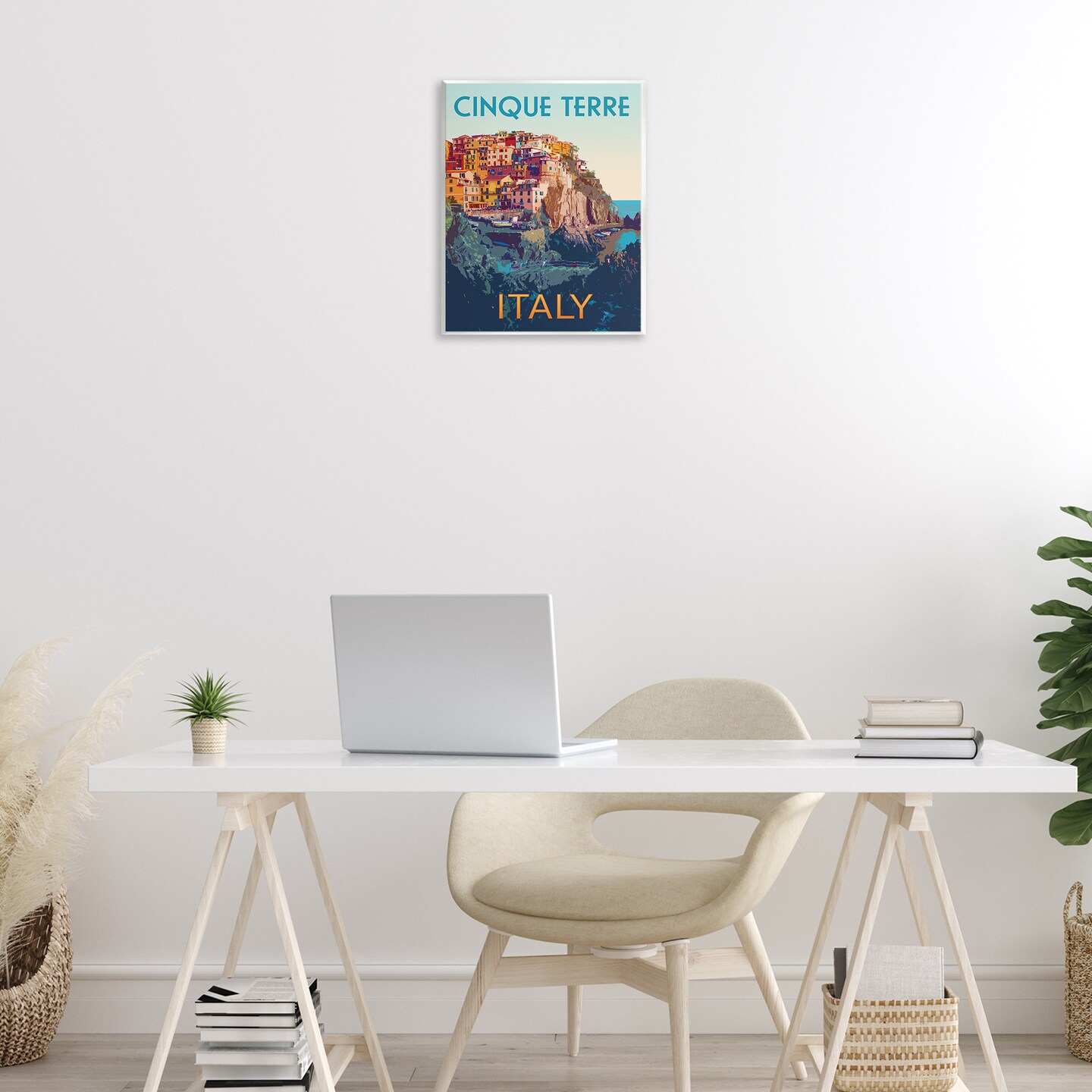 Stupell Industries Italian Coast Cityscape Wall Plaque Design by Victoria Barnes