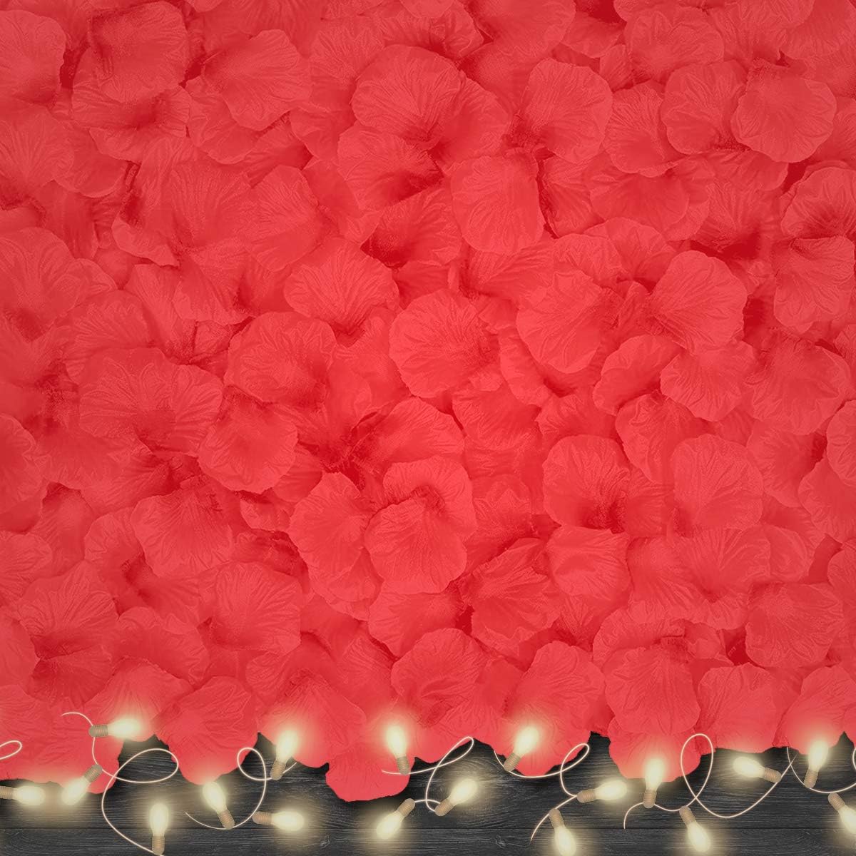 4500 Pack Red Rose Petals,Artificial Roses Flower Petals for Romantic Night,Valentine's Day and Weddings