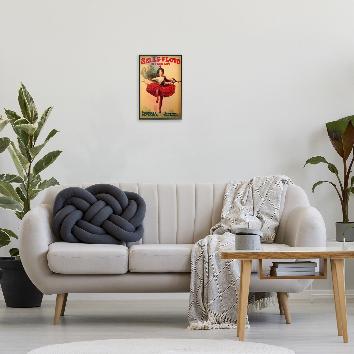 Stupell Industries Sells-Floto Circus Vintage Poster Framed Giclee Design by Marcus Jules