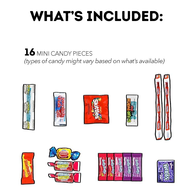 Snack Box (50 Count) Easter Variety Pack Gift Care Package Basket Adult Kid Guy Girl Women Men Birthday College Student Office Back to School