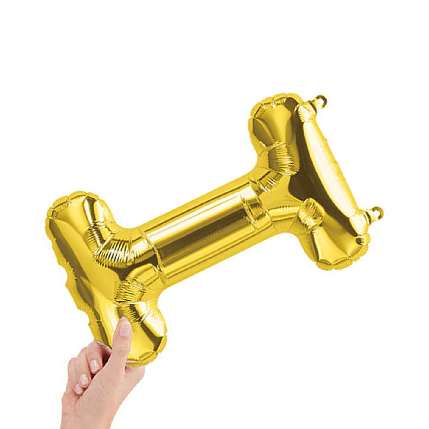 NorthStar Balloons&#xAE; 16&#x22; Gold Letter I Balloon Air Fill Only